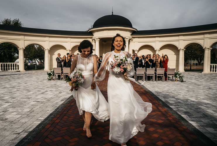 Fotografia de casamento de 2 mulheres