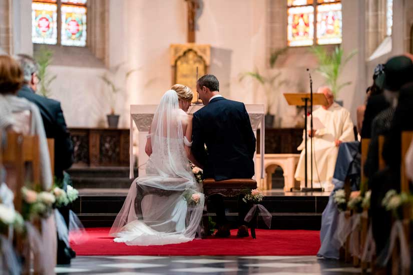 Fotografia de casamento na igreja